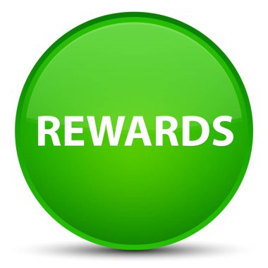 Ödüller özel yeşil yuvarlak düğmesi