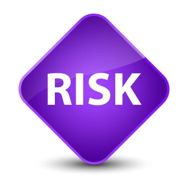 Risk zarif mor elmas düğmesi