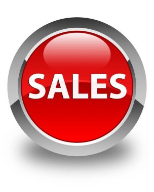 Satış parlak kırmızı yuvarlak düğme