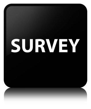 Anket siyah kare düğme