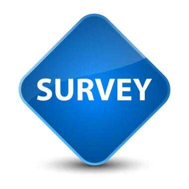 Anket zarif mavi elmas düğmesi