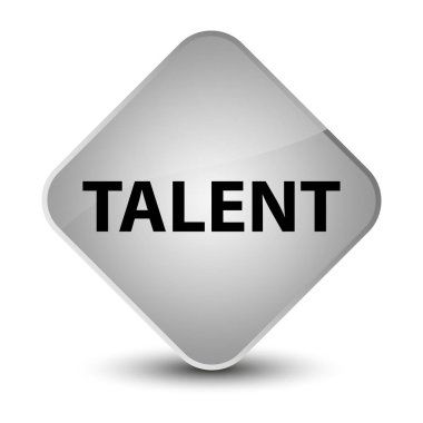 Yetenek zarif beyaz elmas düğmesi