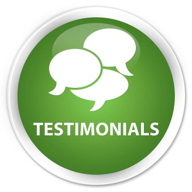 Görüşler (yorum simgesi) sigorta primi yumuşak yeşil yuvarlak düğmesi