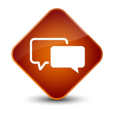 Referansları kutsal kişilerin resmi zarif kahverengi elmas düğme