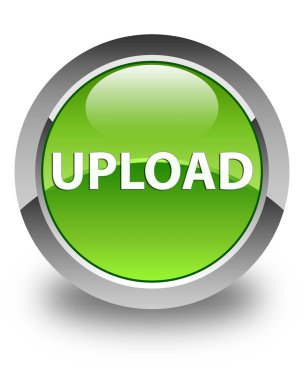 Parlak düğme yeşil yüklemek