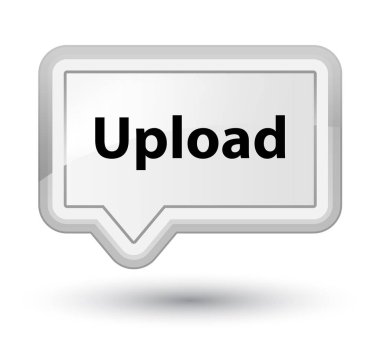 Baş beyaz bayrak düğmesini upload