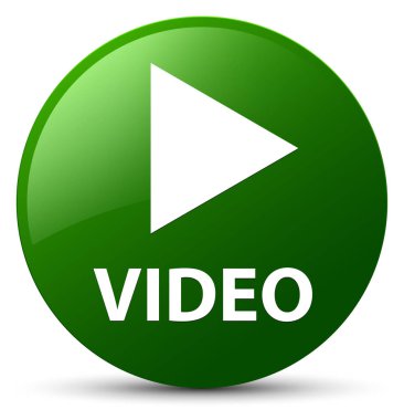 Video yeşil yuvarlak düğmesi