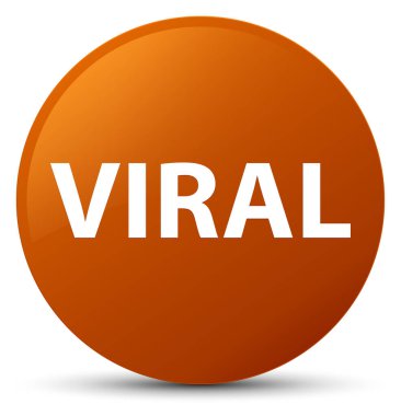 Viral kahverengi yuvarlak düğmesi