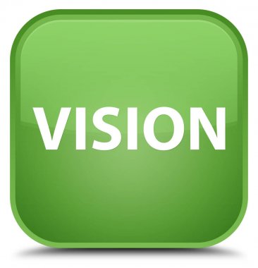 Vizyon özel yumuşak yeşil kare düğme