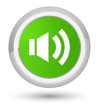 Ses simgesini asal yumuşak yeşil yuvarlak düğmesi