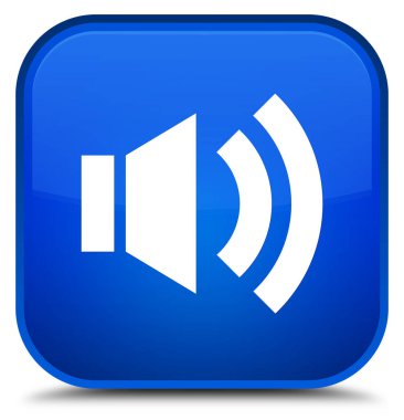 Ses simgesini özel mavi kare düğmesi