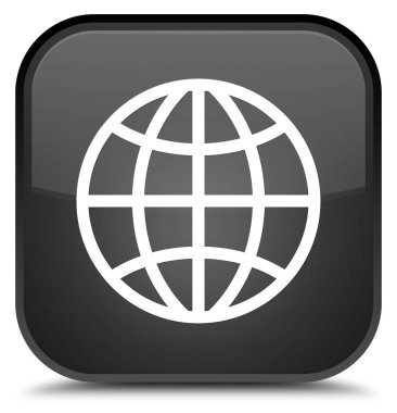 Dünya kutsal kişilerin resmi özel siyah kare düğme