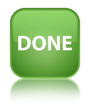 Özel yumuşak yeşil kare düğme yapılır