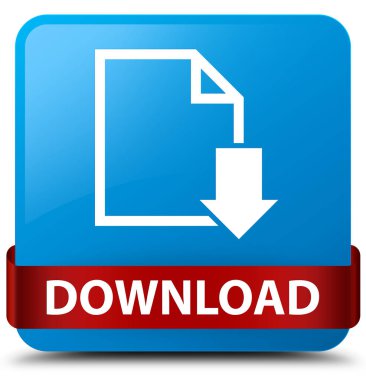 (Belge simgesi) camgöbeği mavi kare düğme kırmızı kurdele m indir