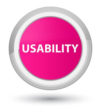 Kullanılabilirlik Başbakan pembe yuvarlak düğmesi