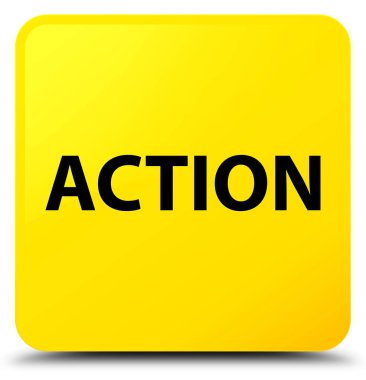 Eylem sarı kare düğme