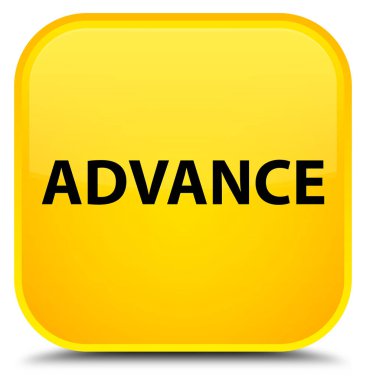 Önceden özel sarı kare düğme