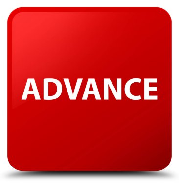 Önceden kırmızı kare düğme