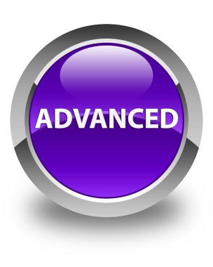 Gelişmiş parlak mor yuvarlak düğme