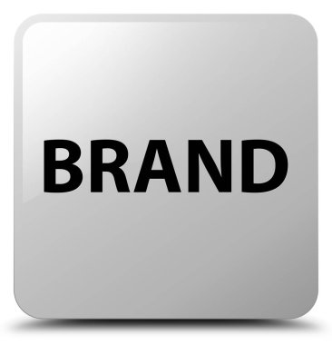 Marka beyaz kare düğme