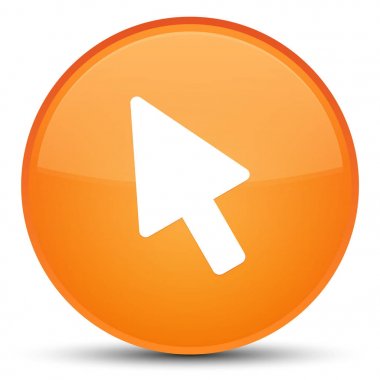 İmleç simgesi özel turuncu yuvarlak düğmesi