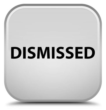 Özel beyaz kare düğme reddetti