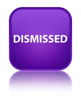 Görevden özel mor kare düğme