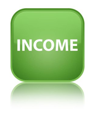 Gelir özel yumuşak yeşil kare düğme