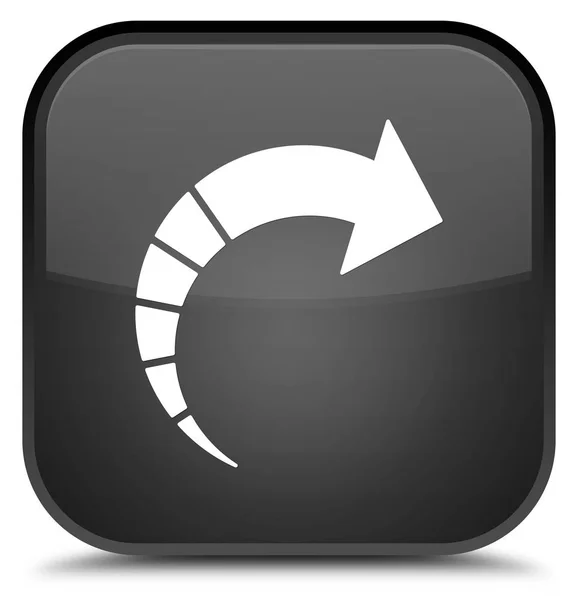 Next arrow icon special black square button — Stock Photo, Image