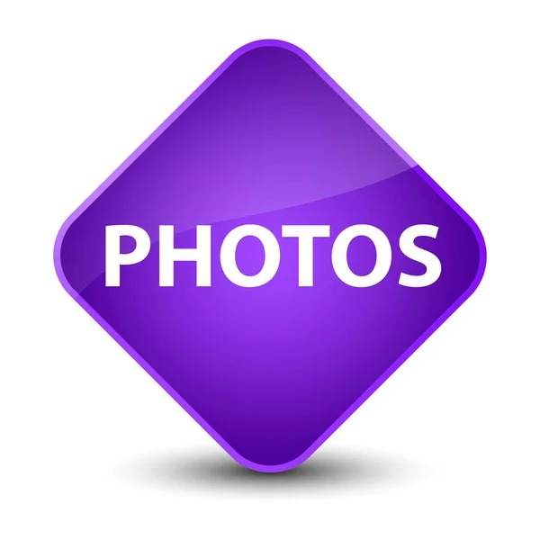 照片优雅的紫色菱形按钮 — 图库照片