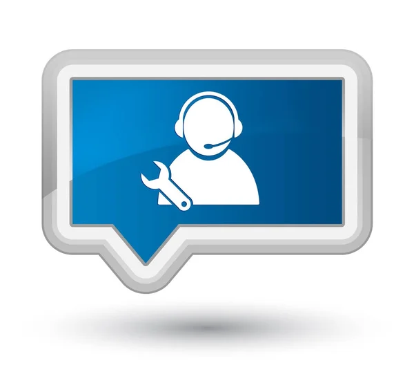 Tech support icon prime blue banner button — Stock Photo, Image