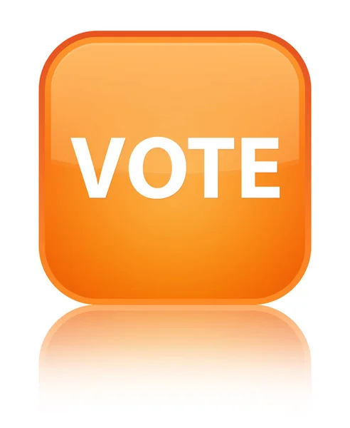 Vote special orange square button — Stock Photo, Image