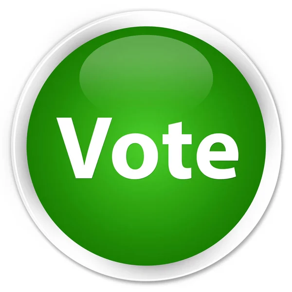 Votez bouton rond vert premium — Photo