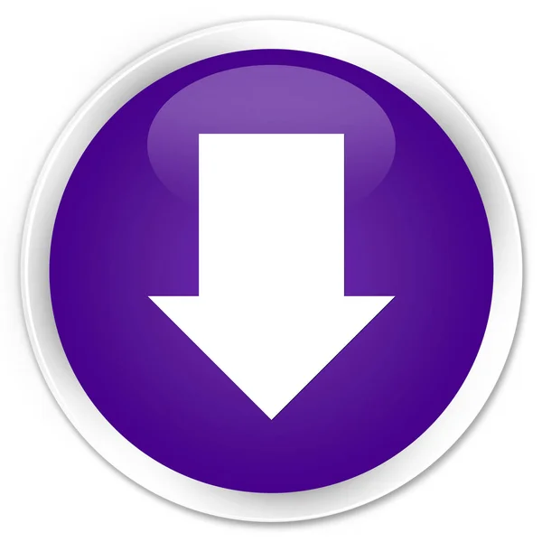 Download arrow icon premium purple round button — Stock Photo, Image