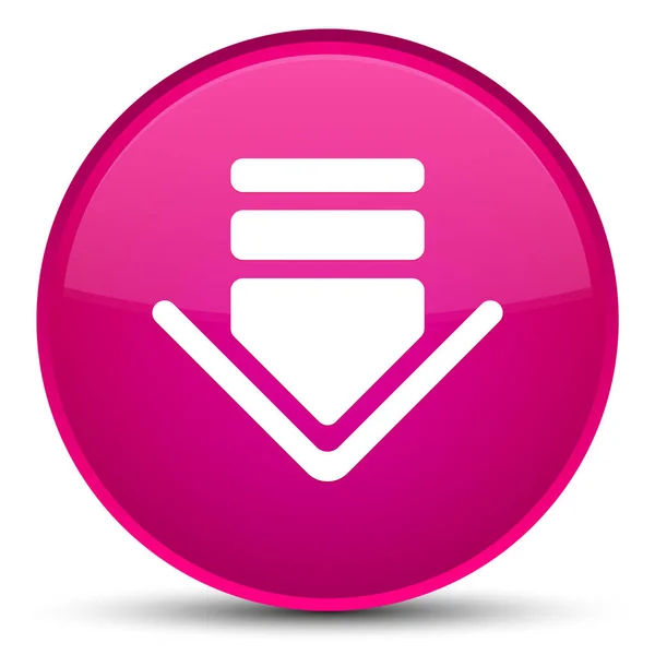 Baixar ícone especial rosa botão redondo — Fotografia de Stock