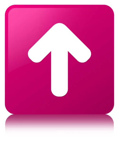 Ανεβάστε εικόνα ροζ τετράγωνο κουμπί βέλους — Φωτογραφία Αρχείου