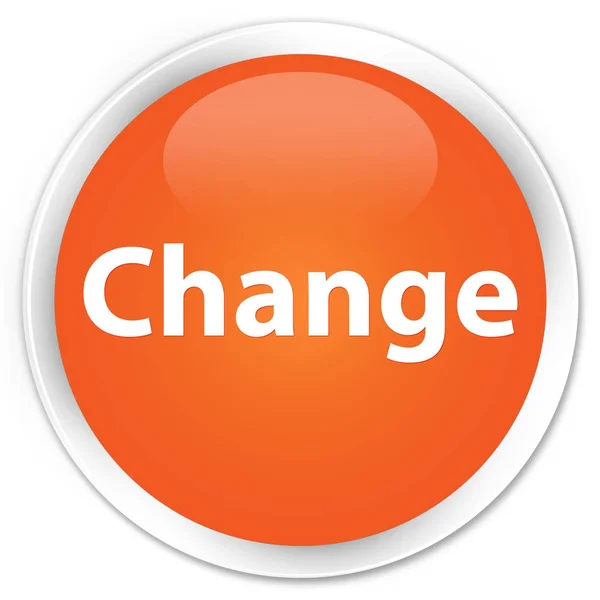 Cambiar botón redondo naranja premium —  Fotos de Stock