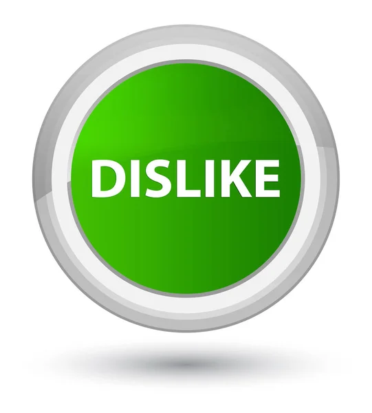 No me gusta el botón redondo verde primo —  Fotos de Stock