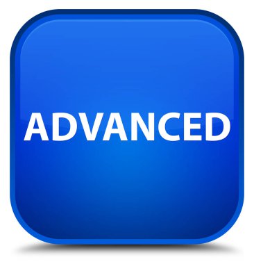 Gelişmiş özel mavi kare düğme