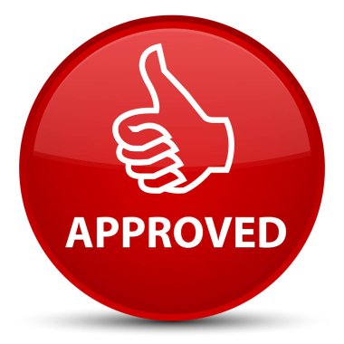 (Simge Yaşasın) özel kırmızı yuvarlak düğmesi onaylı