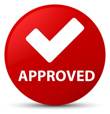 Onaylı (simge doğrulama) düğmesini yuvarlak kırmızı