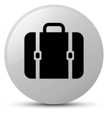 Çanta simgesi Beyaz yuvarlak düğmesi