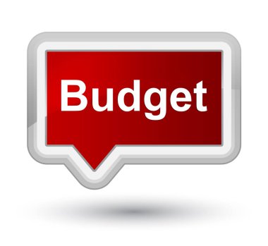 Bütçe ana Kızıl bayrak düğmesini