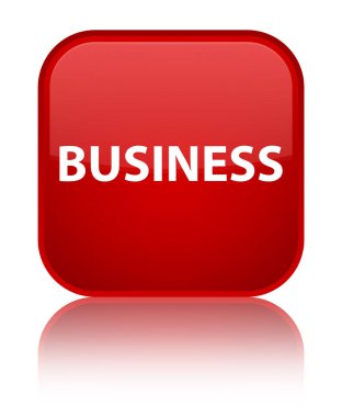 İş özel kırmızı kare düğme