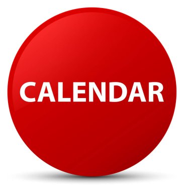 Takvim kırmızı yuvarlak düğmesi