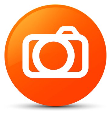 Kamera simgesi turuncu yuvarlak düğmesi