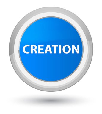 Oluşturma ana camgöbeği mavi yuvarlak düğmesi