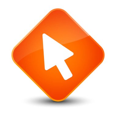 İmleç simgesi zarif Turuncu elmas düğmesi