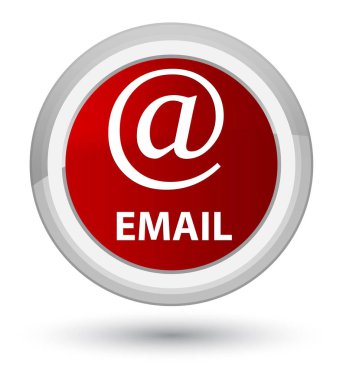 E-posta (adresi simgesi) baş kırmızı yuvarlak düğmesini