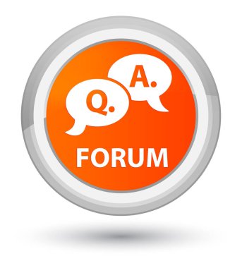 Forum (soru cevap balonu simgesinin) asal turuncu yuvarlak düğmesine